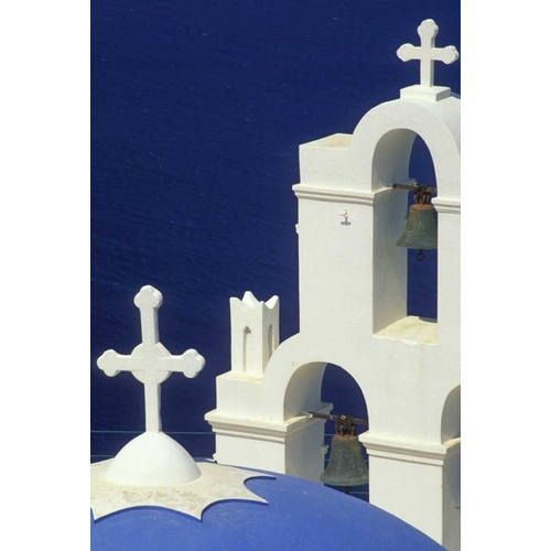 Greece, Santorini Greek church and its bells